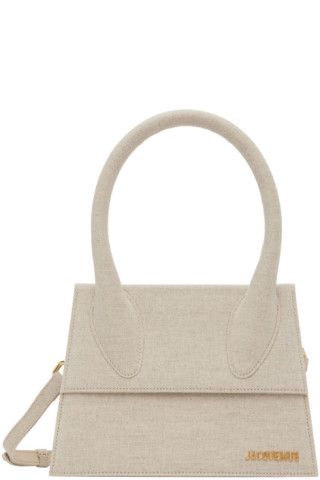 Jacquemus - Beige 'Le Grand Chiquito' Top Handle Bag | SSENSE