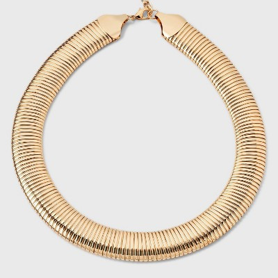 Omega Chain Necklace - A New Day™ Gold | Target