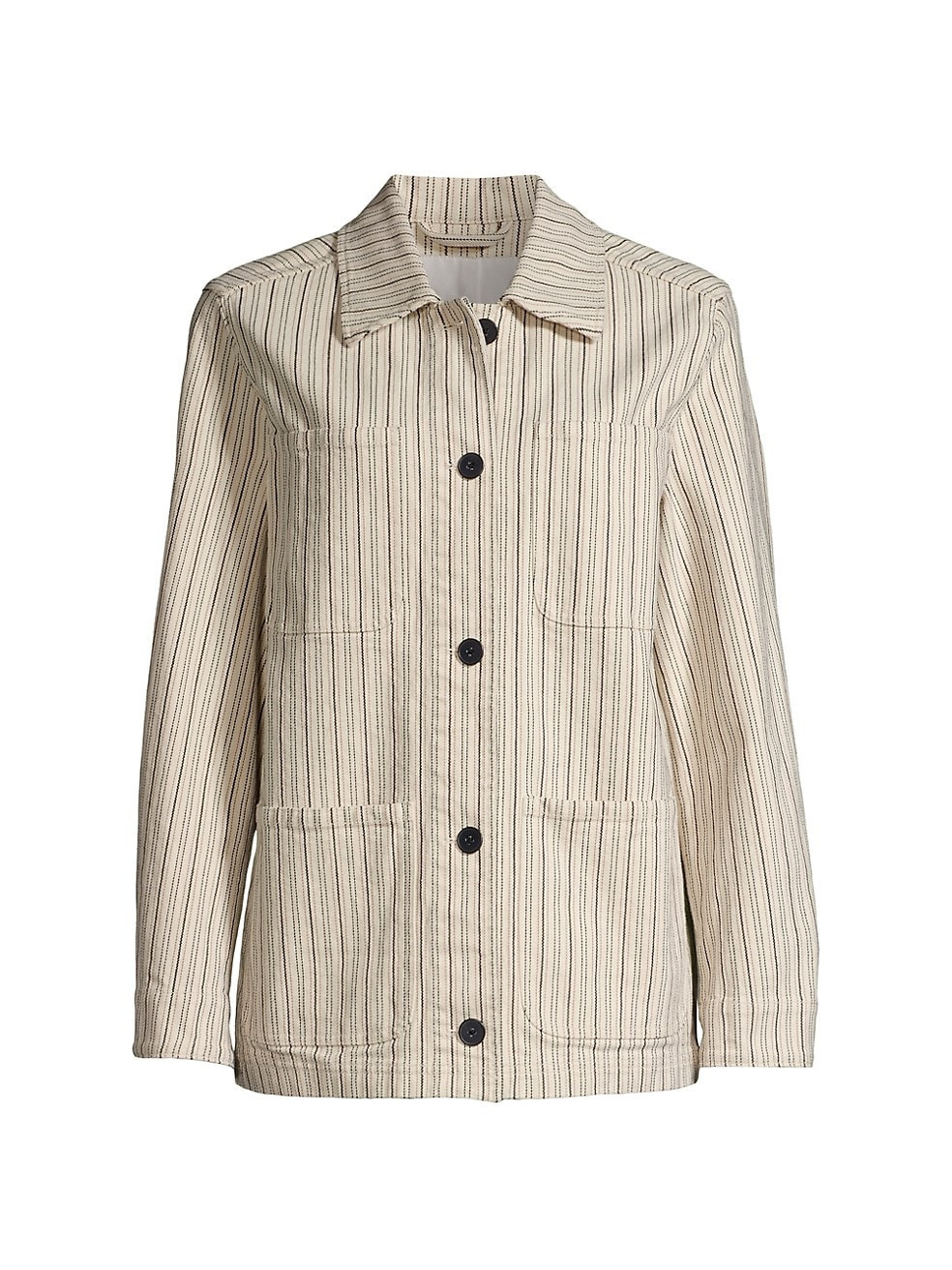 Rebecca Taylor Striped Stretch Cotton Jacket | Saks Fifth Avenue