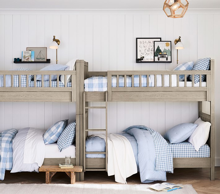 Camp Twin-Over-Twin Bunk Bed | Pottery Barn Kids