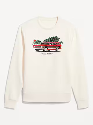 Holiday Graphic Fleece Sweatshirt for Men | Old Navy (US)