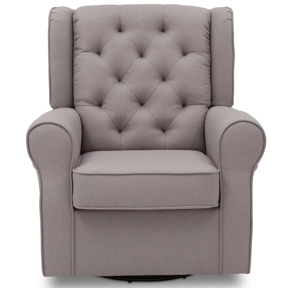 Delta Children Emma Nursery Glider Swivel Rocker Chair - French Gray | Target
