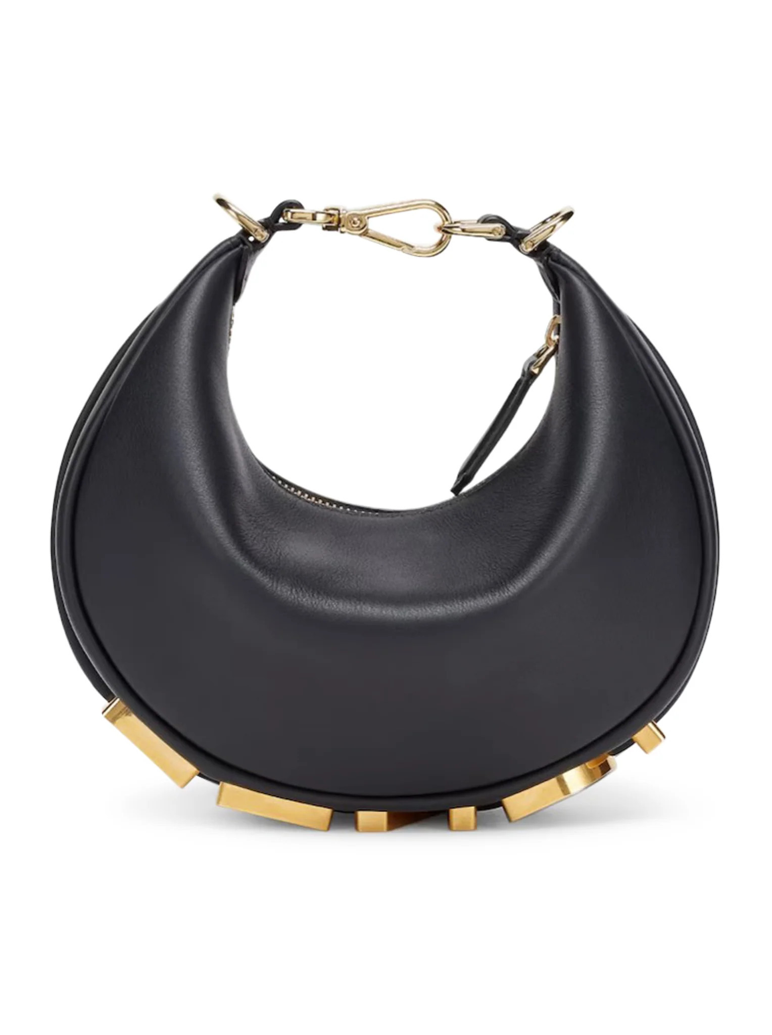 FENDIGRAPHY MINI IN BLACK LEATHER - Fendi - Woman | Suitnegozi INT