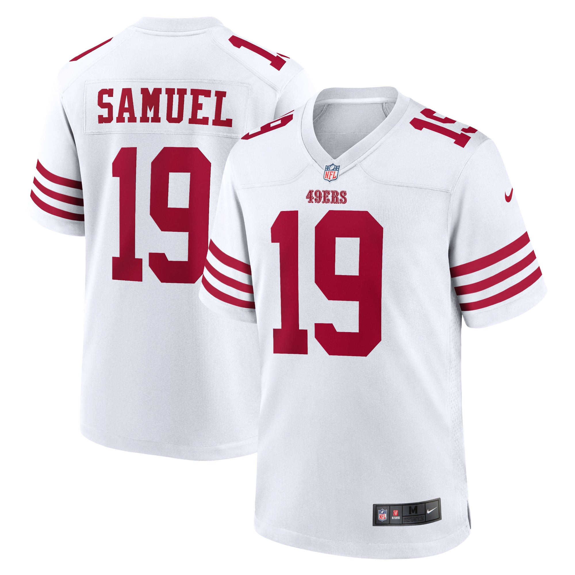 Men's San Francisco 49ers Deebo Samuel Nike White Game Jersey | NFL Shop