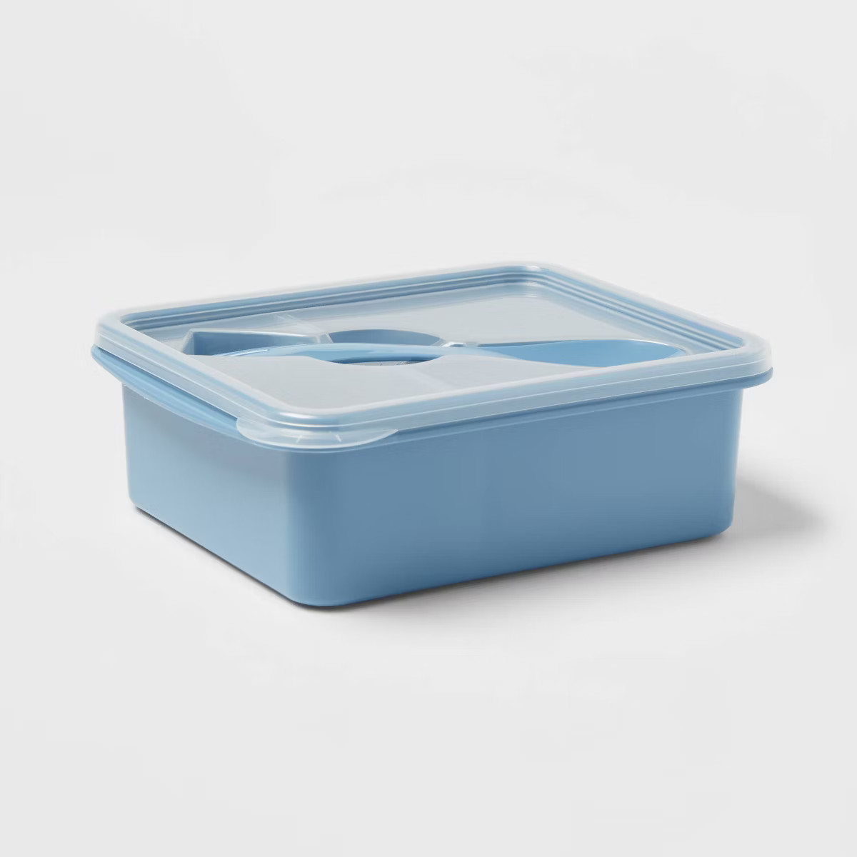 40oz 3pc Plastic Bento Box with Utensil - Room Essentials™ | Target
