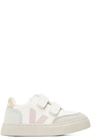Baby White & Multicolor V-12 Sneakers | SSENSE