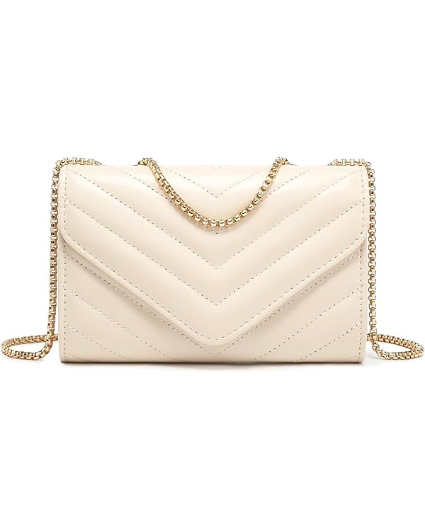 Dasein Women Small Quilted Crossbody Bags Stylish Designer Evening Bag Clutch Purses and Handbags... | Amazon (CA)