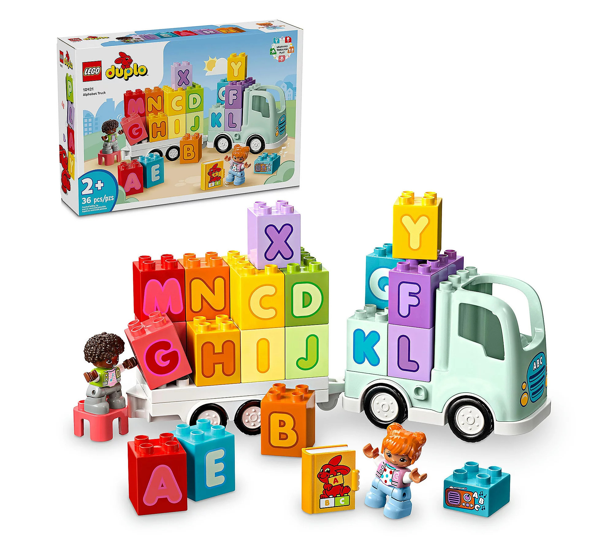 LEGO DUPLO Town Alphabet Truck Toy 10421 - 36 P ieces | QVC