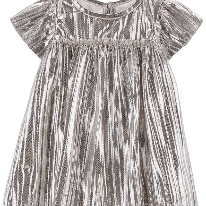 Metallic Pleated Dress | Carter's