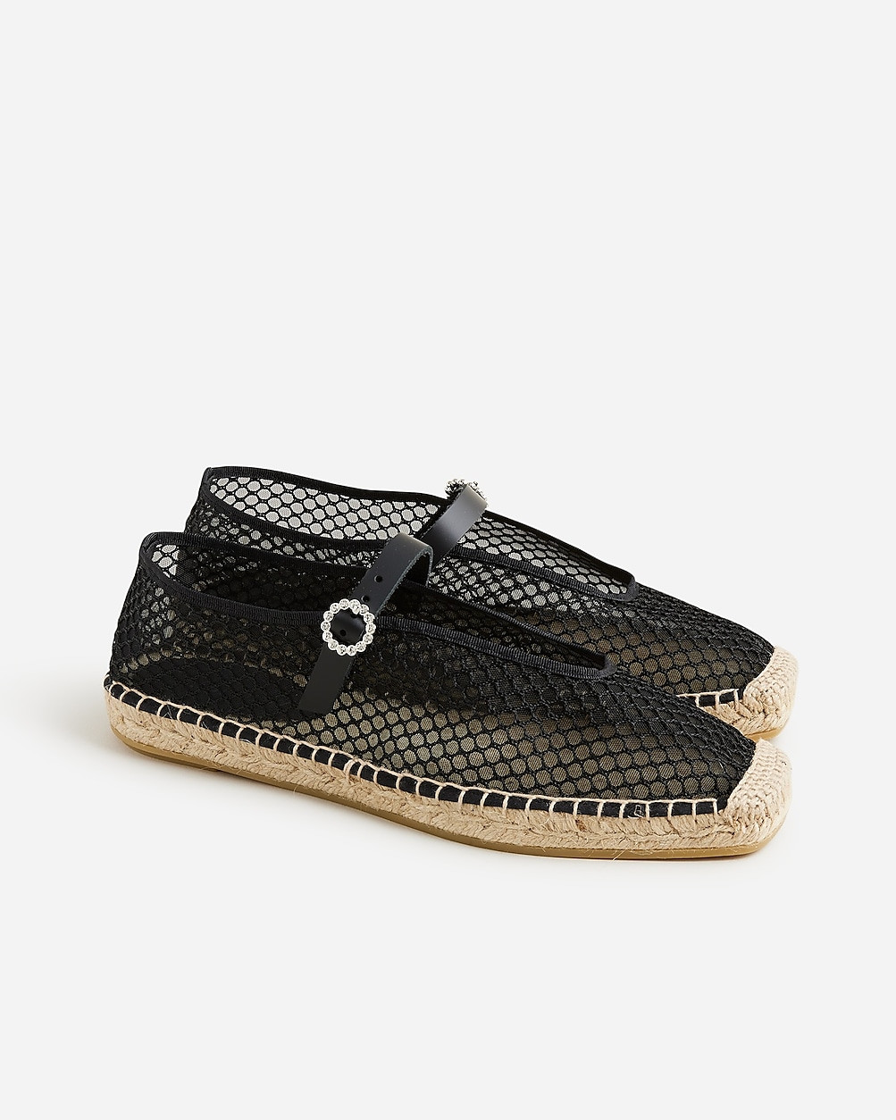 Made-in-Spain Mary Jane espadrilles in mesh | J. Crew US