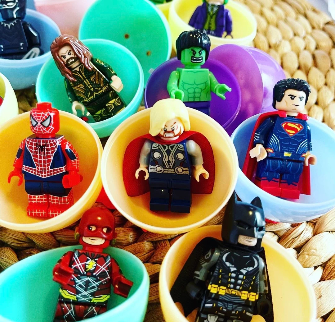 Superhero Easter Basket, Superhero Easter eggs, No Candy Easter Basket, Easter Basket with no can... | Etsy (US)