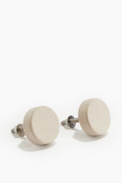 2-pack Stoneware Knobs | H&M (US + CA)