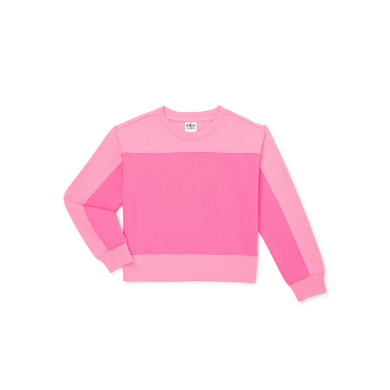 Athletic Works Girls Fleece Top, Sizes 4-18 & Plus | Walmart (US)