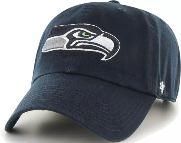 '47 Men's Seattle Seahawks Navy Clean Up Adjustable Hat | Dick's Sporting Goods