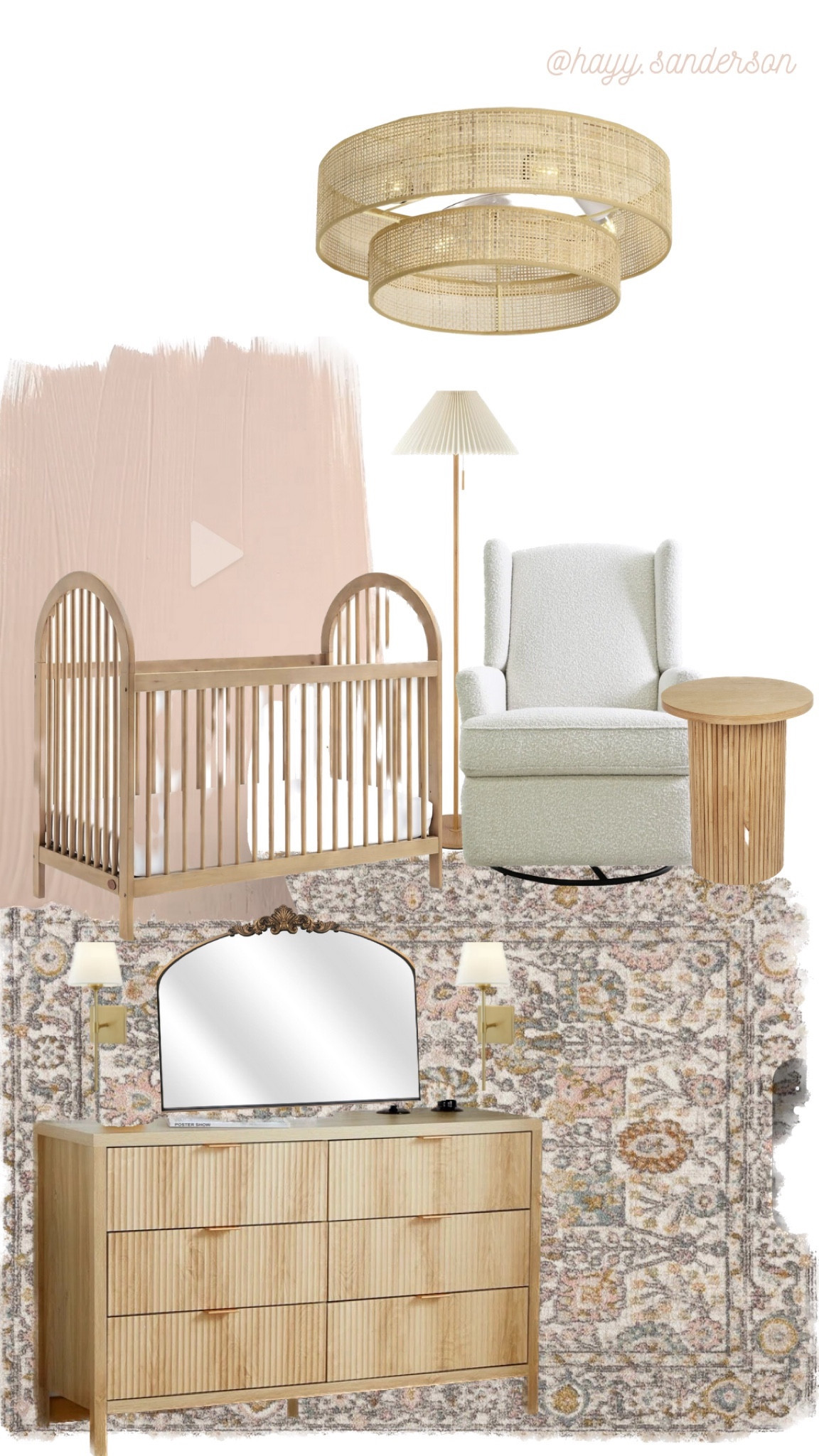 Baby girl nursery, interior design, nursery design, nursery inspo, pink nursery, baby girl, girl nursery 

#LTKbump #LTKkids #LTKbaby