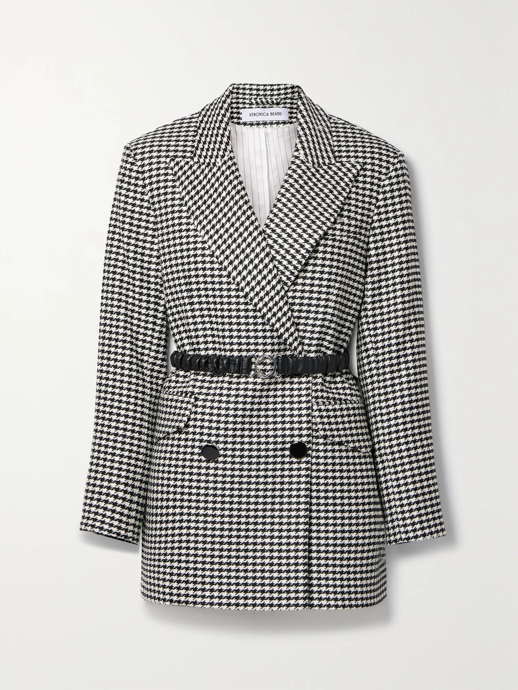 Hutchinson belted houndstooth woven blazer | NET-A-PORTER (UK & EU)