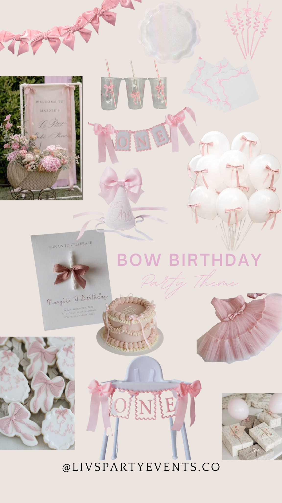 Girls bow birthday party theme! 

#LTKFamily #LTKParties #LTKKids