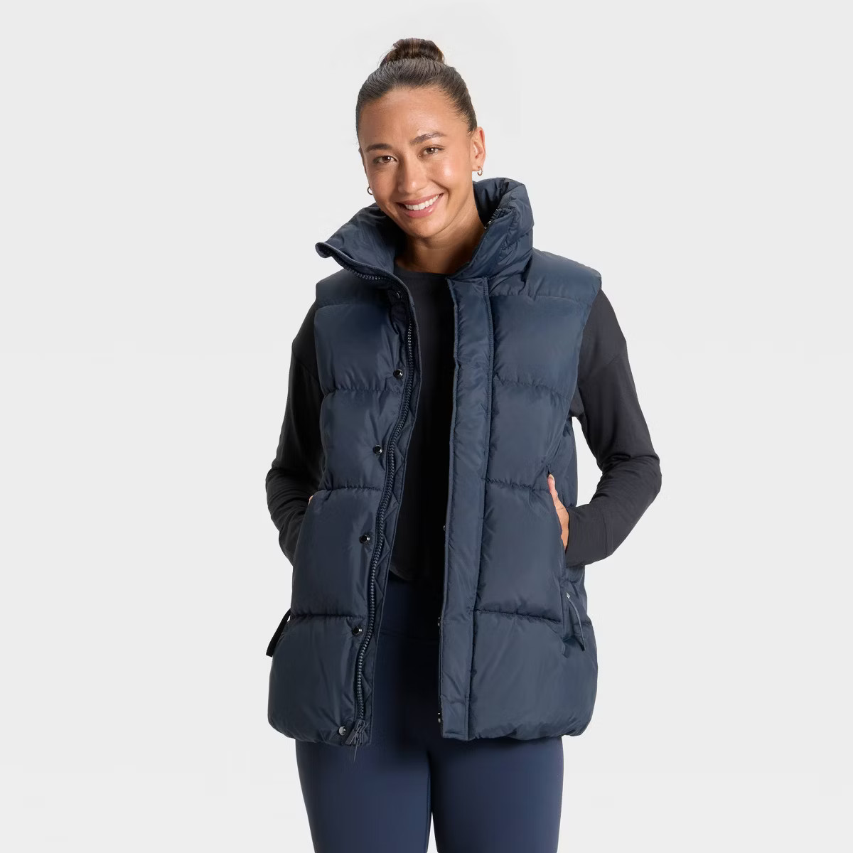 Women's Long Puffer Vest - All In Motion™ | Target
