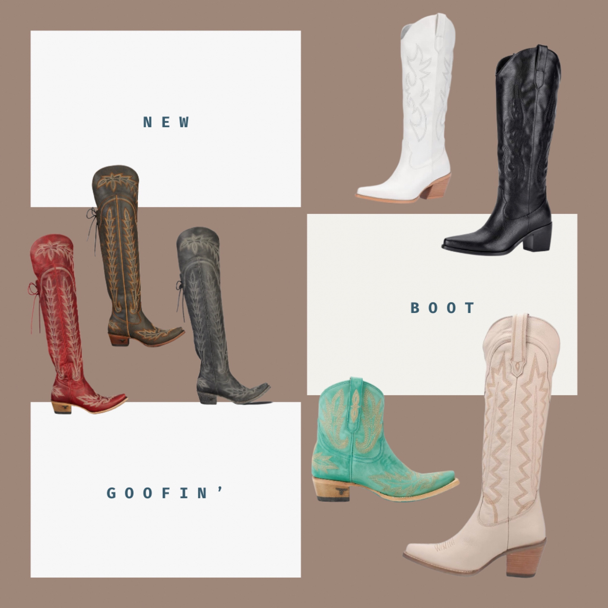 One can never have too many pairs of boots! 👢

Otk boots, over the knee boots, cowgirl boots, short booties, Dan post, lane boots, white boots, black boots, boots for the bride, bootcut, western, country, Montana, Wyoming, Texas 

#LTKstyletip #LTKGiftGuide #LTKshoecrush