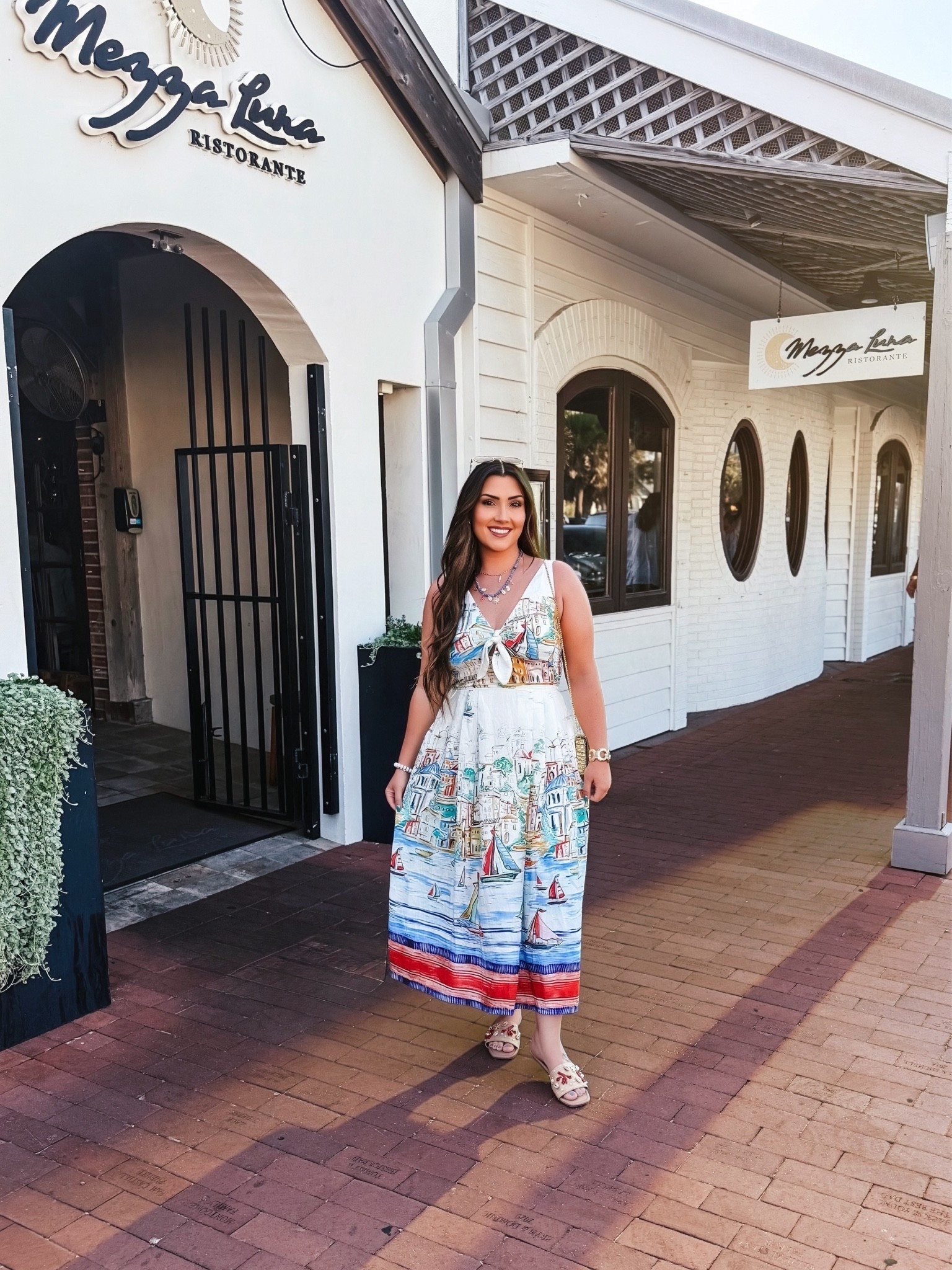 This dress was giving coastal vacation energy in the best way 🌊 One of those pieces that instantly feels special with minimal styling.

#LTKootd #LTKTravel #LTKSeasonal