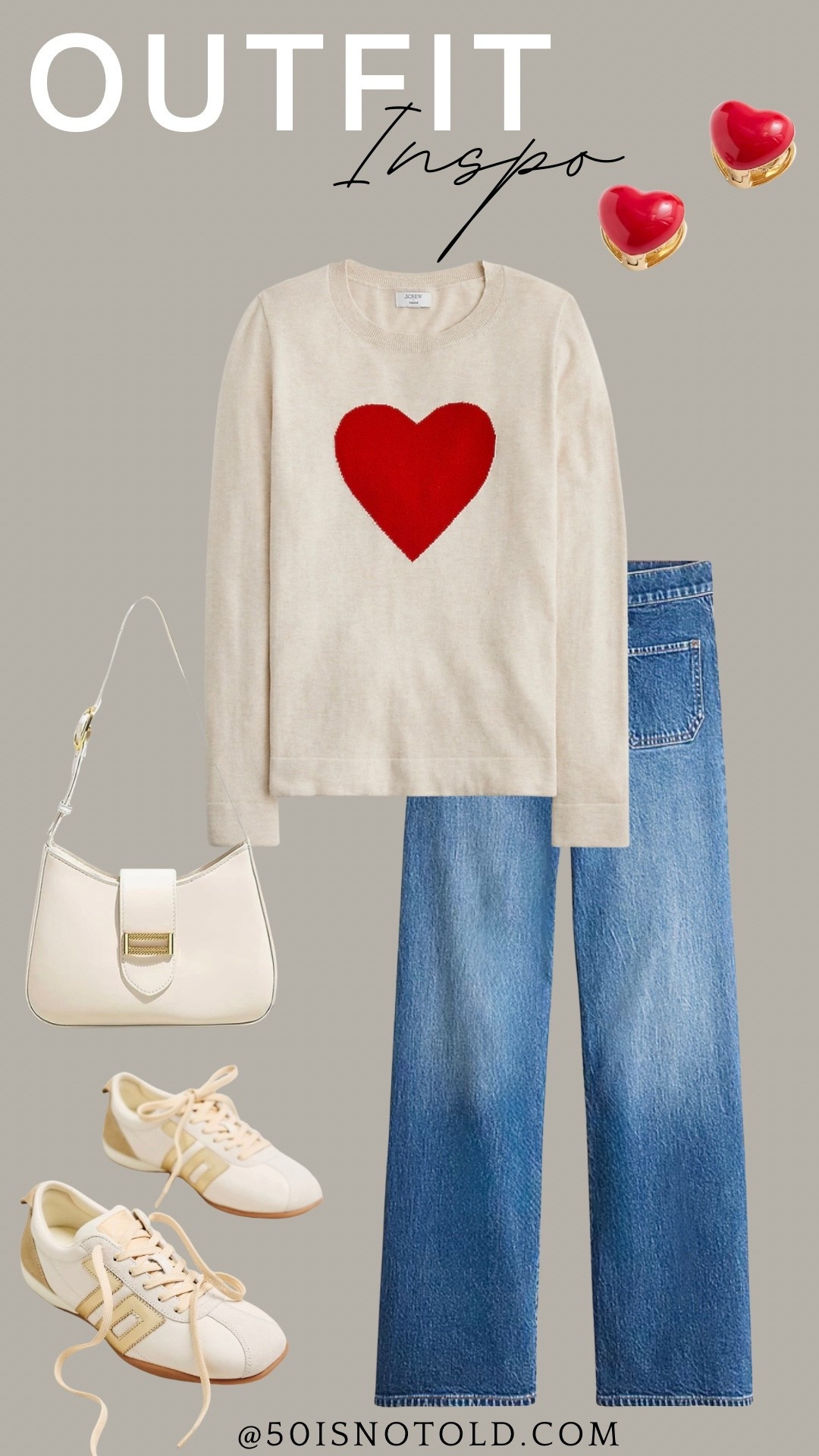 Casual Valentine’s Day outfit inspo! These sneakers are popular on Anthropologie and come in several cute styles. 

#LTKOver40 #LTKootd #LTKValentine