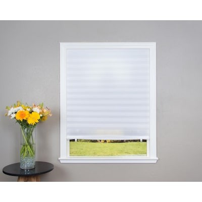 Redi Shade 36-in x 72-in White Light Filtering Cordless Pleated Shade Lowes.com | Lowe's