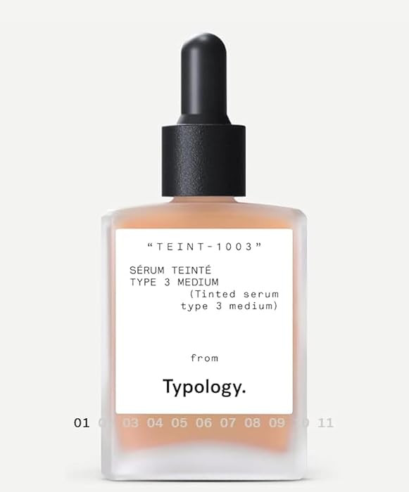 Typology Tinted Serum with Vitamin C, Squalane & Aloe Vera - Type 3 / Medium | Amazon (US)