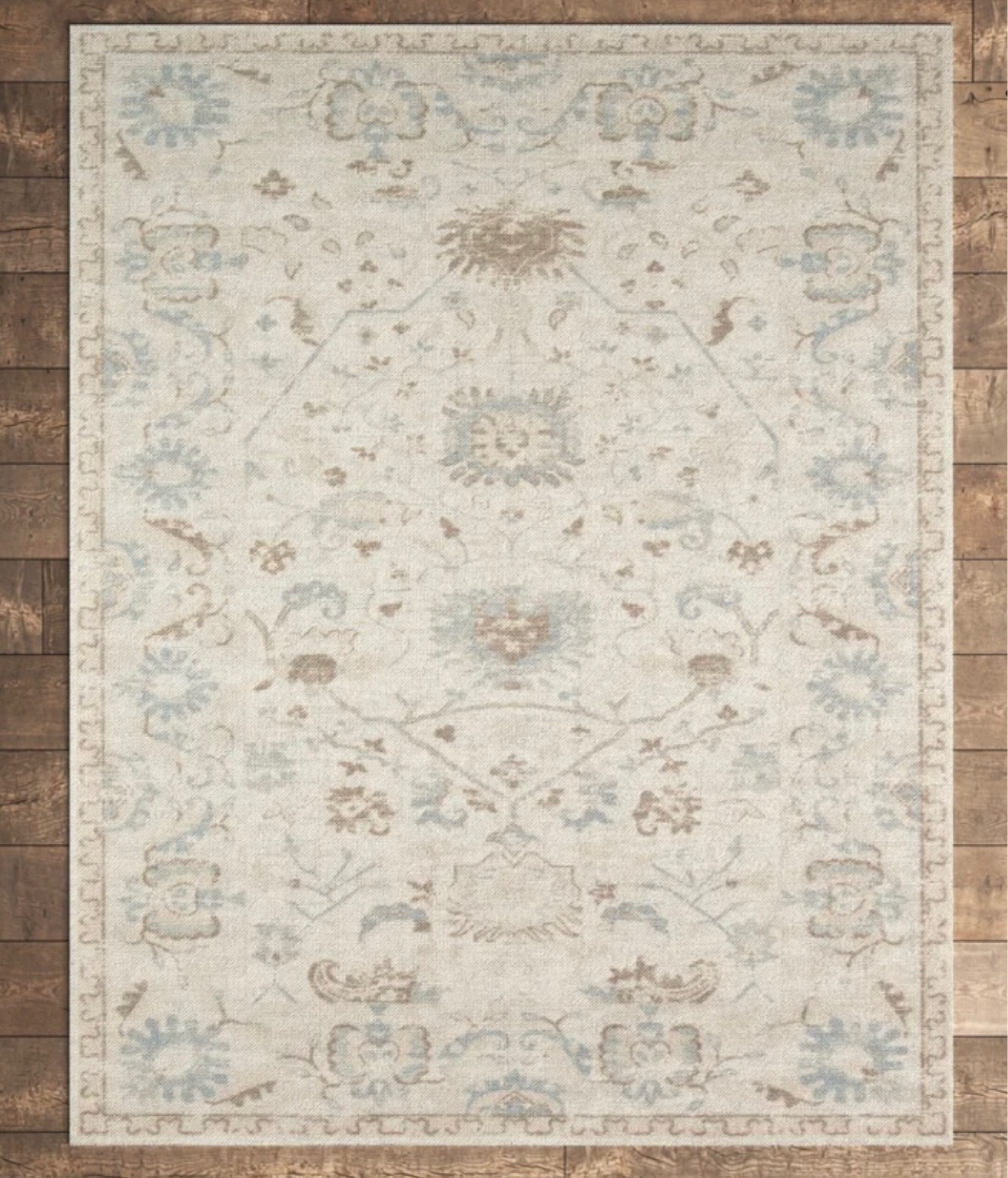 Our neutral family room rug!  We got a 9x12, but they have lots of sizes!  It is beige with tan and gray and blue!  Patterned, but not busy!  It’s very neutral and can go in any home!  I also love that it’s thin, affordable, and looks like it is very high end!

#LTKhome