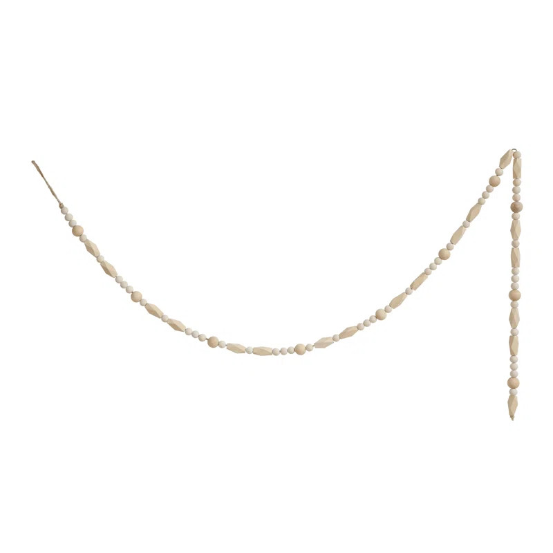 Beebe Paulownia Wood Bead Banner (Set of 3) | Wayfair North America