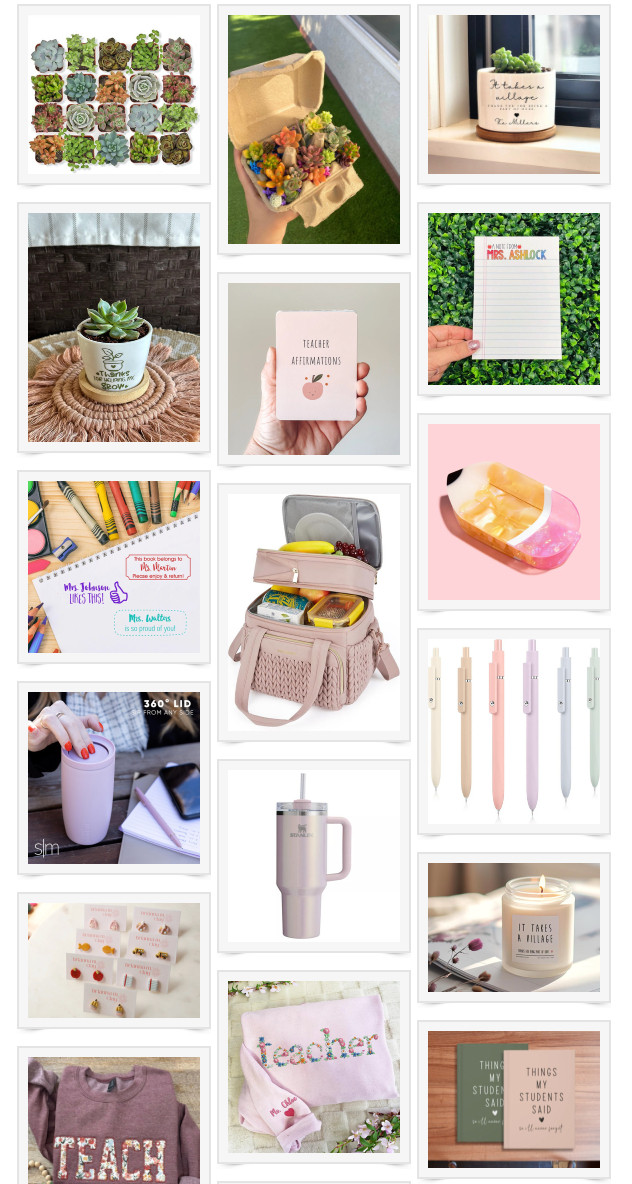 Fun Ideas for Teacher Appreciation Gifts! Gear up to celebrate the awesome teachers in your life during Teacher Appreciation Week (the first full week of May) 

 #LTKmomlife #LTKSeasonal #LTKKids