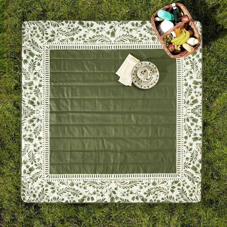 Better Homes and Gardens Picnic Blanket, Green, 72"x 72" | Walmart (US)