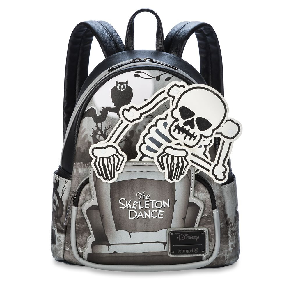 The Skeleton Dance Glow-in-the Dark Loungefly Mini Backpack | Disney Store