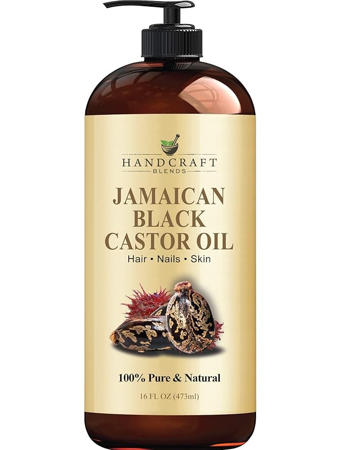 Handcraft Blends Jamaican Black Castor Oil - 16 Fl Oz - 100% Pure and Natural - Premium Grade Oil... | Amazon (US)