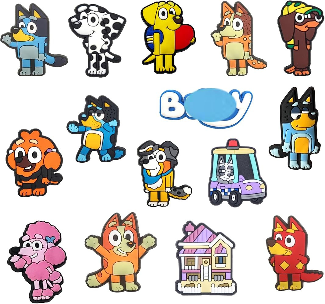 Dog Animal Shoe Charms, Cartoon Shoe Decoration Charms, Fun PVC Shoe Decorations for Girls, Boys,... | Amazon (US)