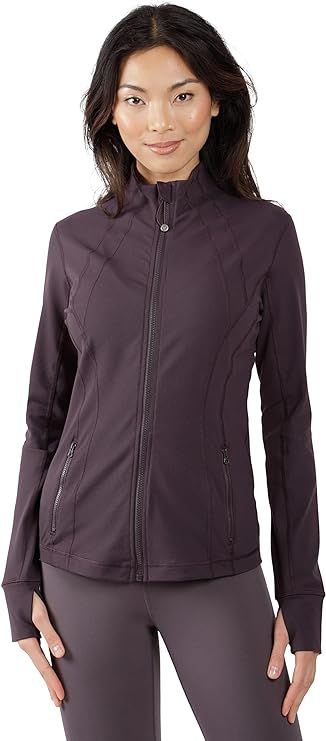 90 Degree By Reflex Women’s Lightweight, Full Zip Running Track Jacket | Amazon (US)