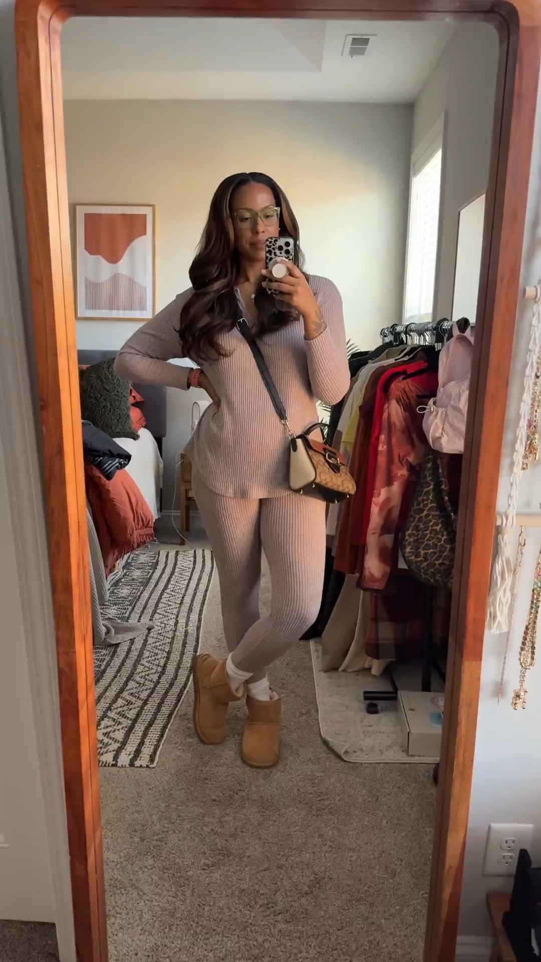 Comfy lounge set. I wore this to run errands today. 

#LTKMidsize #LTKTall #LTKFindsUnder50