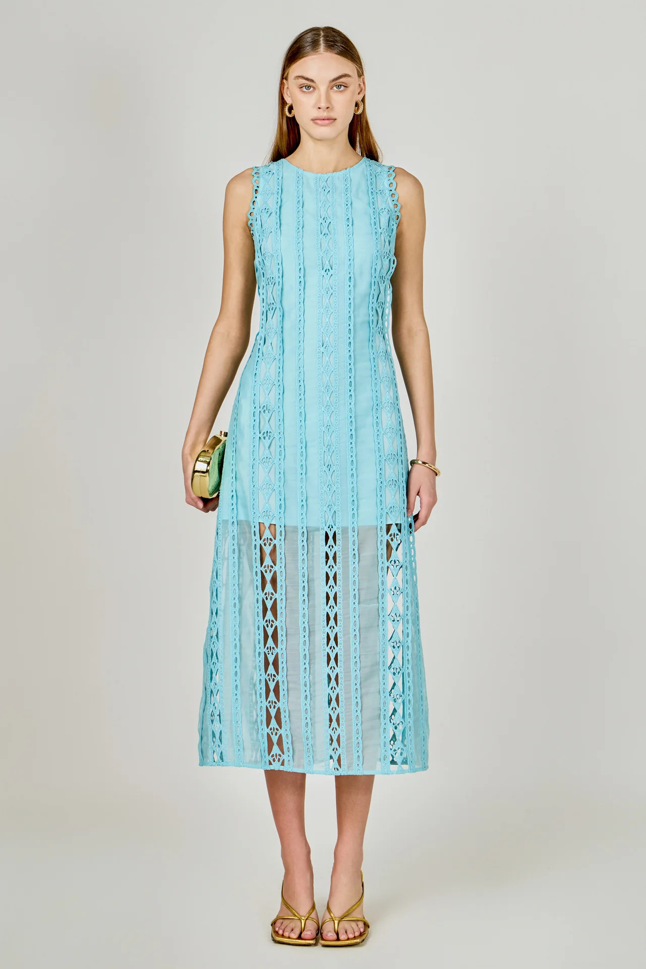 Lace Tiered Midi Dress | Endless Rose