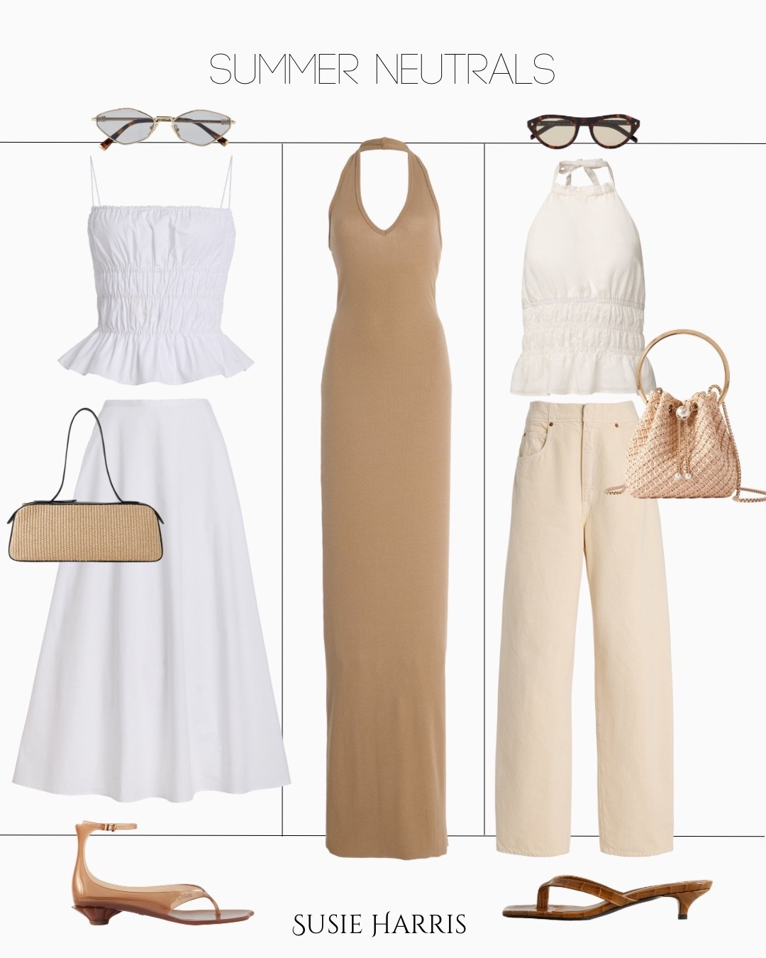 Easy to wear summer neutral wardrobe staples. 
#LTKSummer

#LTKShoeCrush #LTKSeasonal #LTKStyleTip