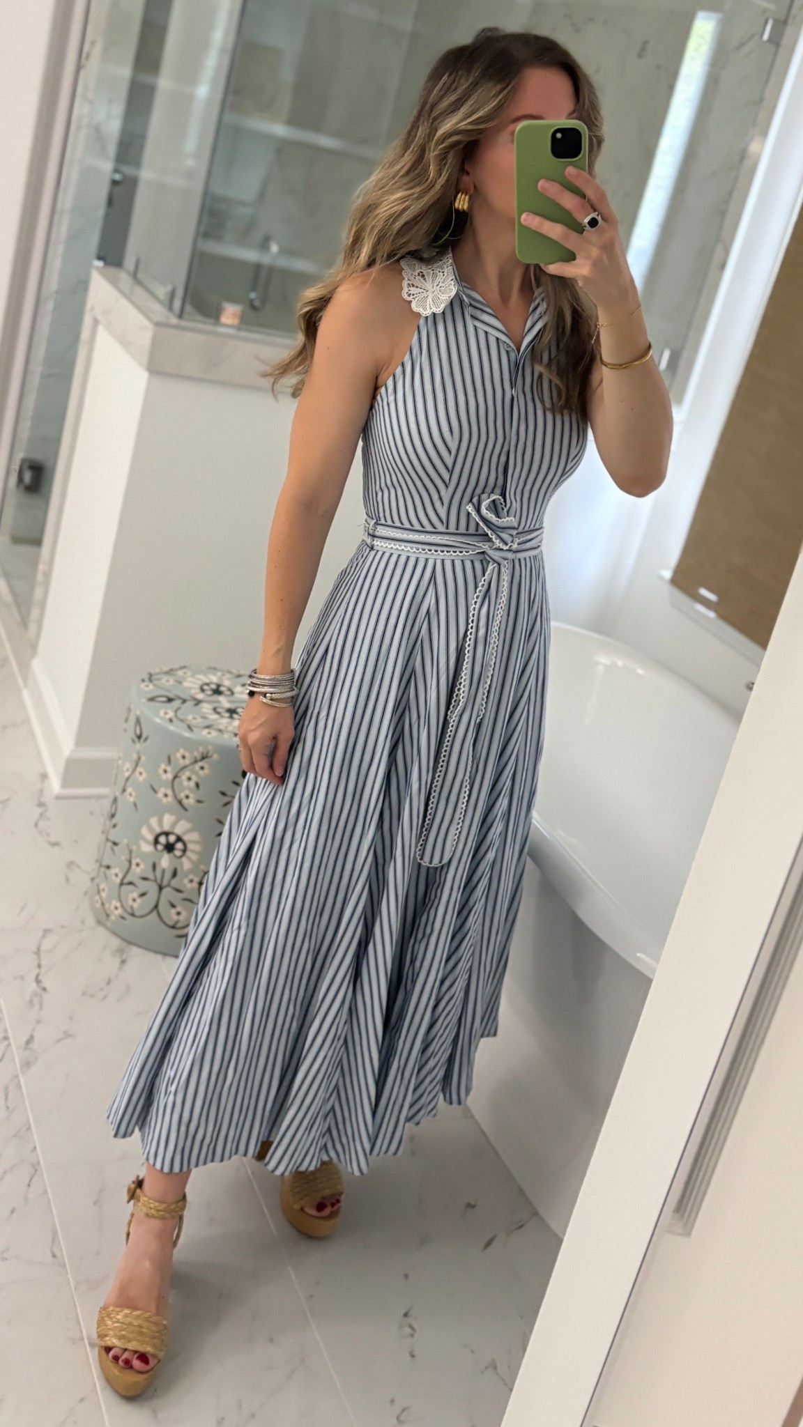 Fun ladylike stripes ✨ in an xs 

#LTKWorkwear #LTKootd #LTKSeasonal