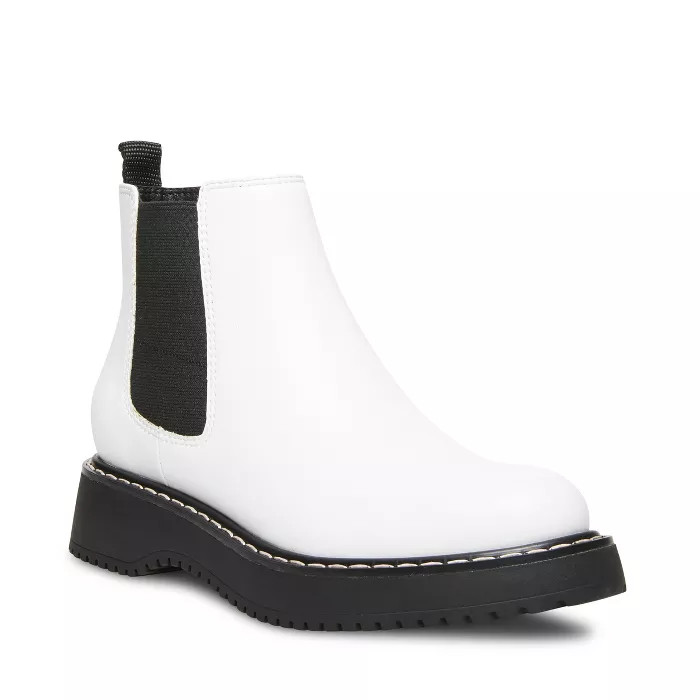 Madden Girl Kween Chelsea Boot - White, 7 | Target