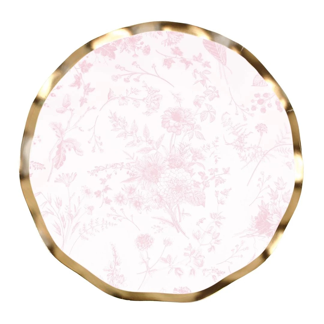 Timeless Blush Salad Plates/8pk | Sophistiplate