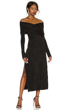 L'Academie Lillia Knit Dress in Gunmetal from Revolve.com | Revolve Clothing (Global)
