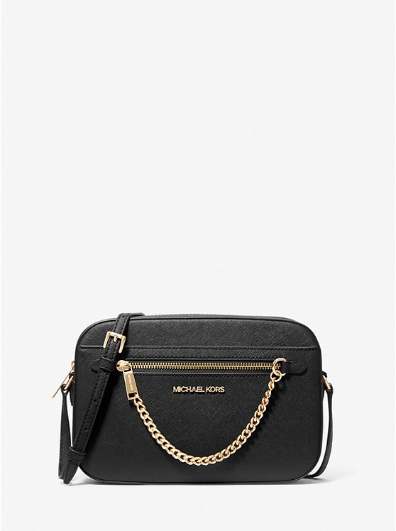 Jet Set Large Saffiano Leather Crossbody Bag | Michael Kors US