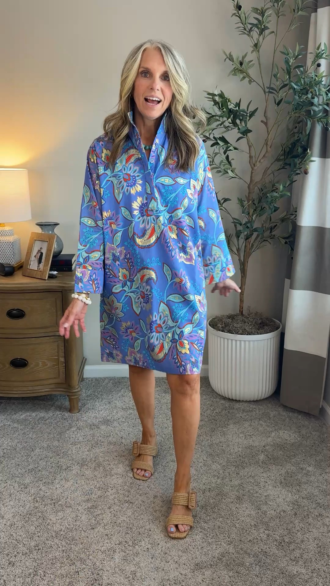 I’m wearing XS. Fully lined in the lightest cotton voile. So good for summer, especially if you like dresses with sleeves.

#LTKootd #LTKOver40 #LTKgrwm