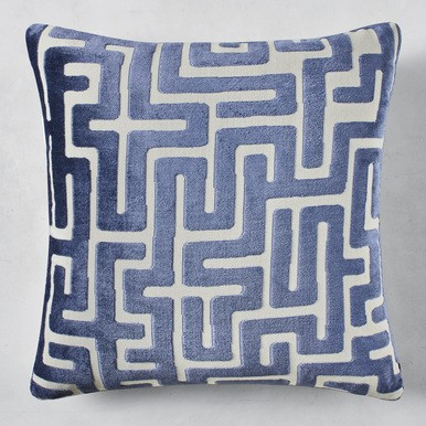 Demi Pillow Cover 22" - Sapphire | Zgallerie | Z Gallerie