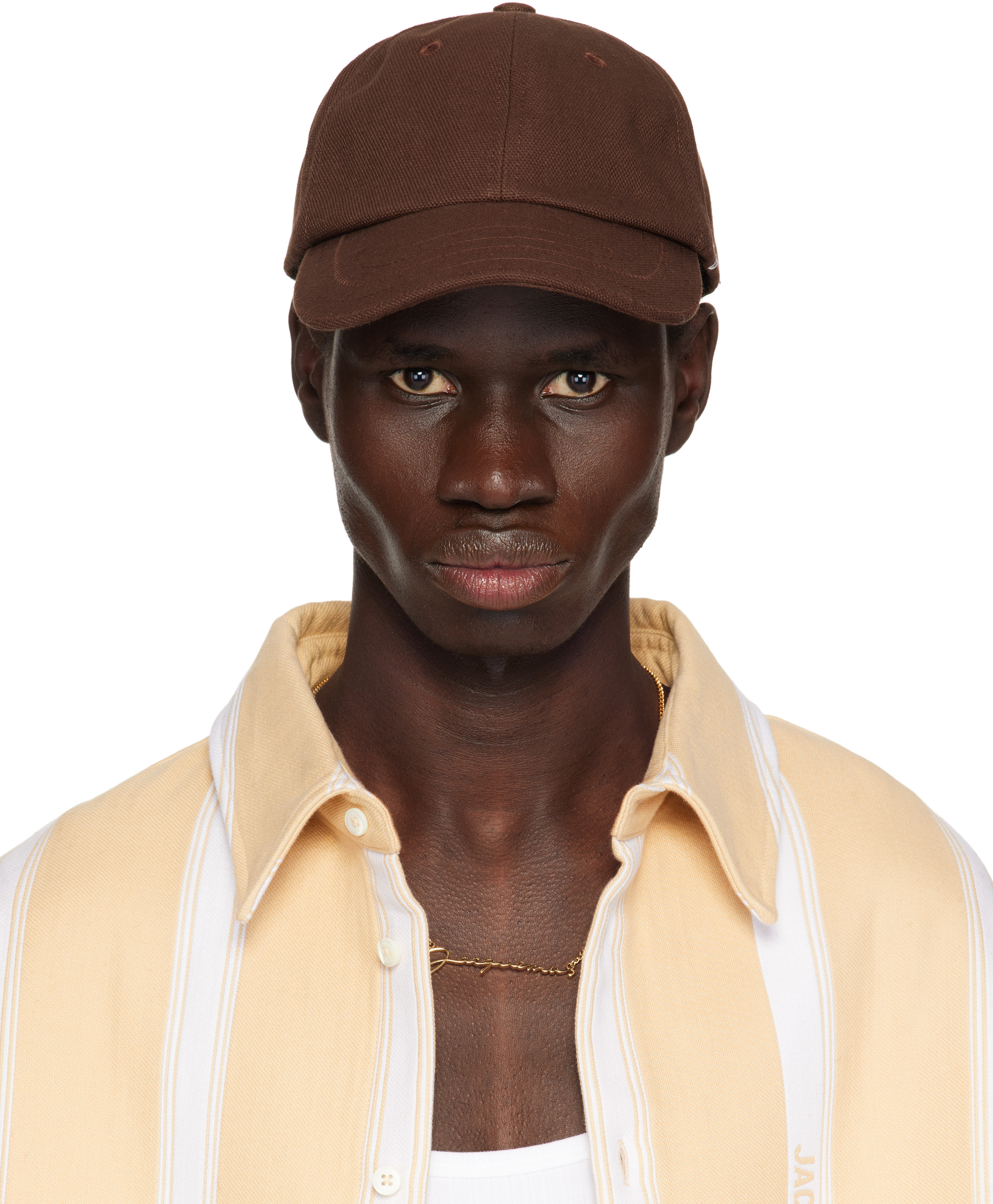 JACQUEMUS Brown 'The Jacquemus' Cap | SSENSE