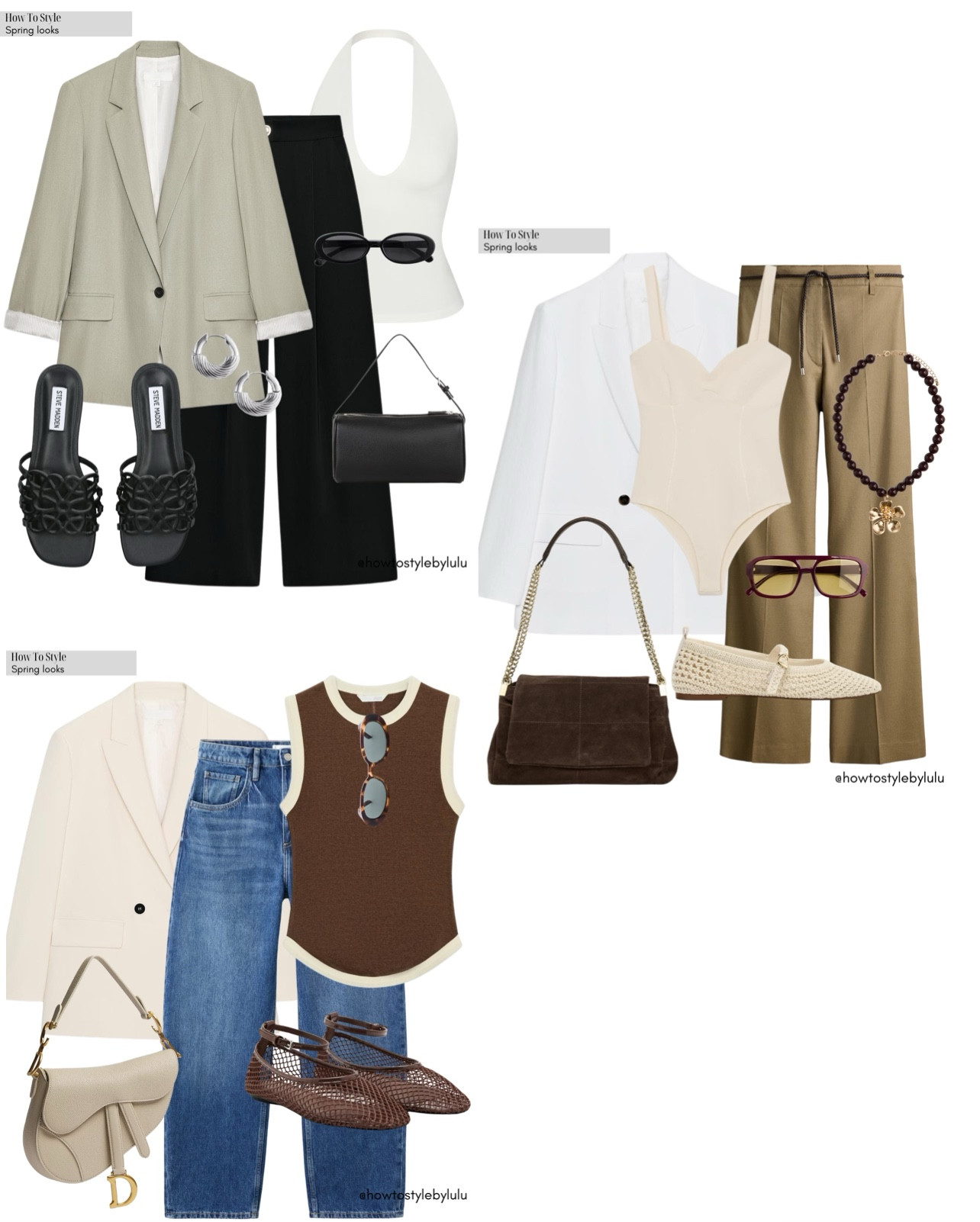 3 SPRING LOOKS WITH NEUTRAL TONES🫶🏼✨

#LTKspring #LTKuk #LTKeurope