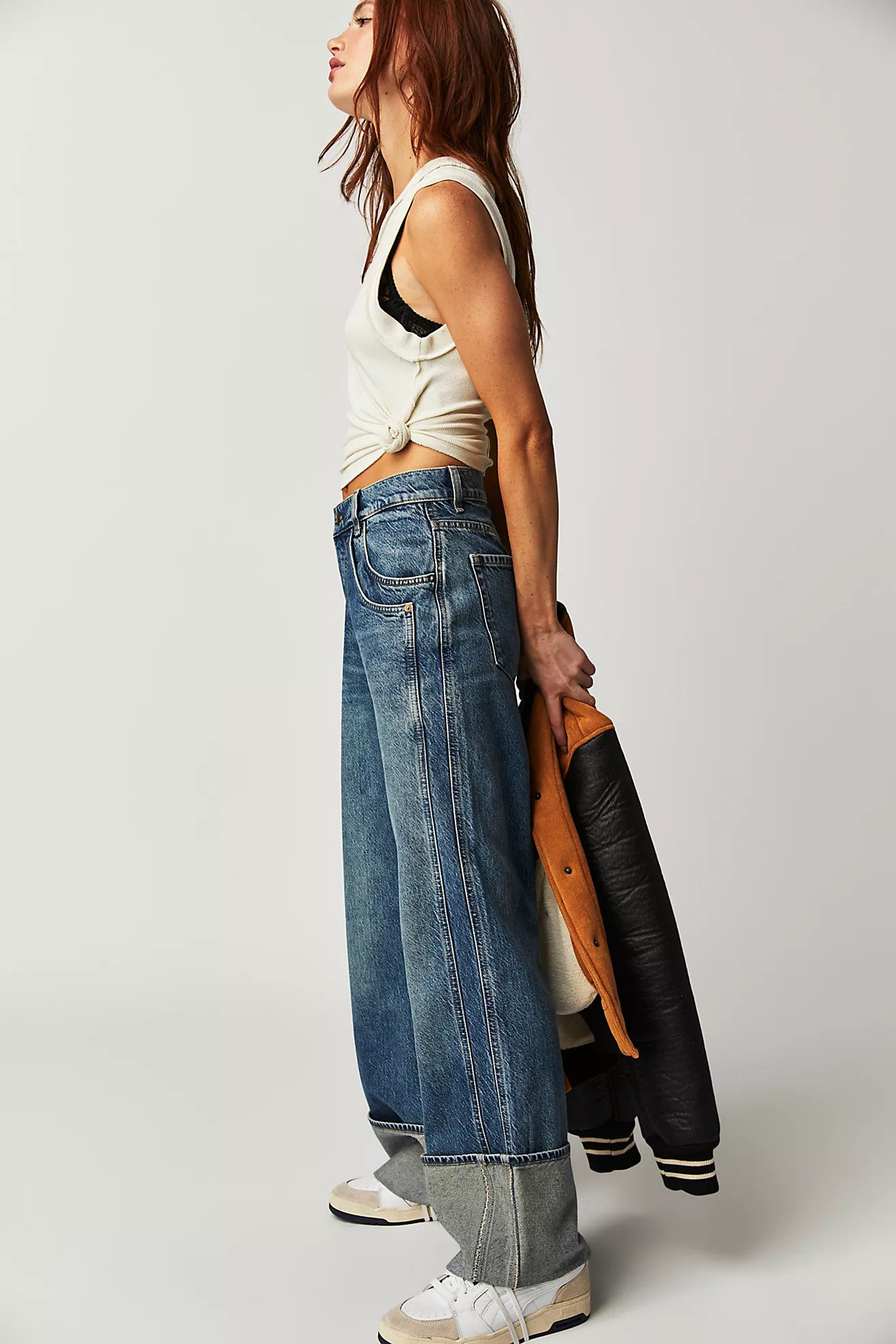 We The Free Final Countdown Cuffed Low-Rise Jeans | Free People (Global - UK&FR Excluded)