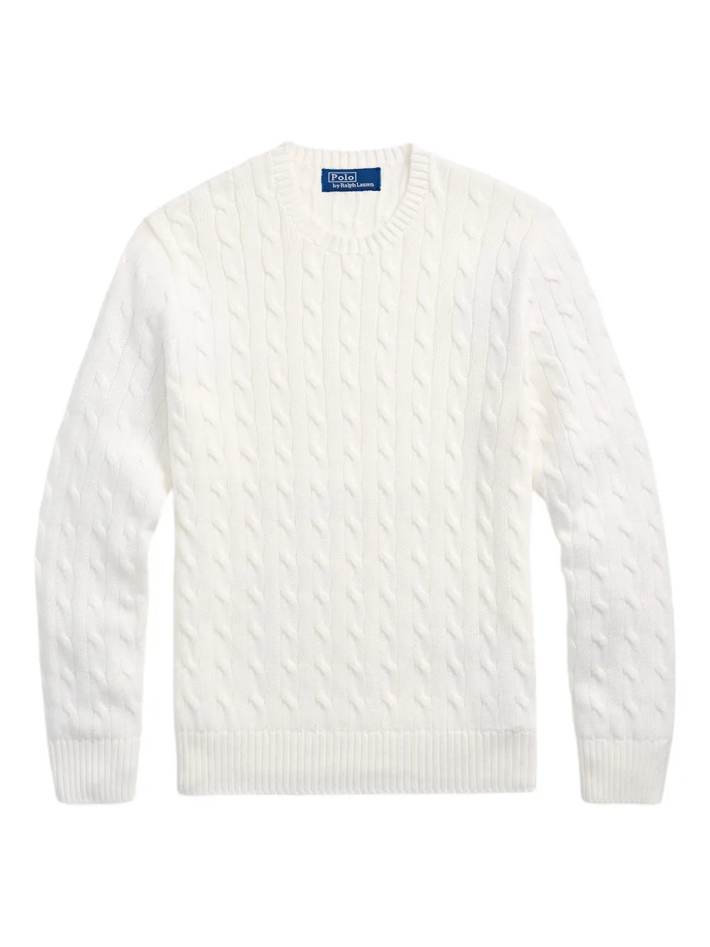 cable-knit crew-neck sweater | Farfetch Global