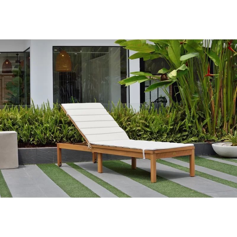 Olinda Reclining Chaise Lounge with Cushion | Wayfair North America